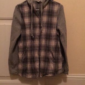 Hooded flannel